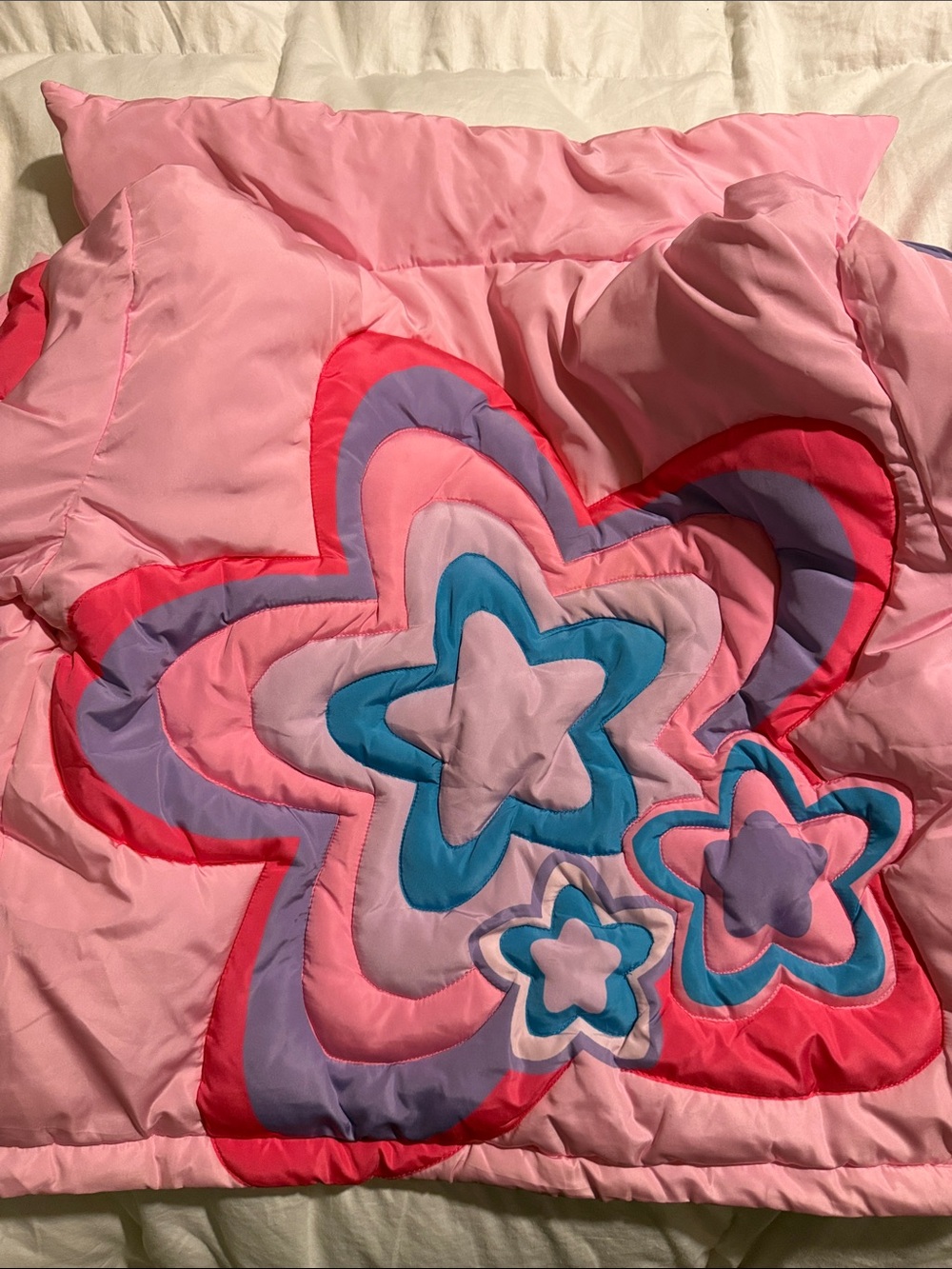 Lola + The Boys Pink Satin Jacket Interior